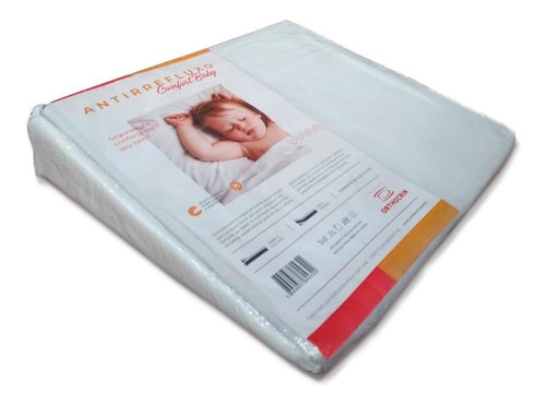 Travesseiro Antirefluxo Infantil Orthocrin Confort Baby Cor Branco