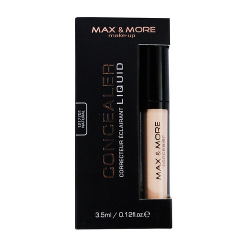Corrector Liquido 4 Tonos Max&more + Aplicador Maquillaje