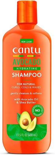 Shampoo Hidratante Cantu Aguacate Y Manteca De Karité 400 Ml