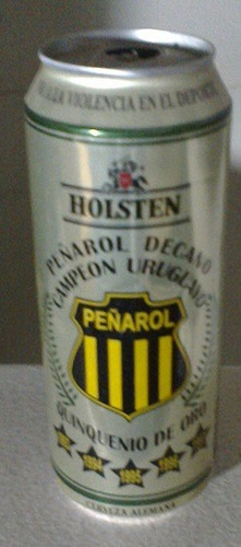 Lata Cerveza Peñarol Quinquenio De Oro Holsten 1998 Vacía