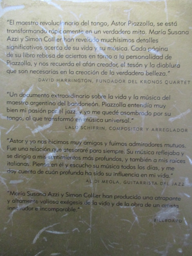 Imagen 9 de 9 de Susana Azzi, Collier - Astor Piazzolla. Su Vida Y Su Música