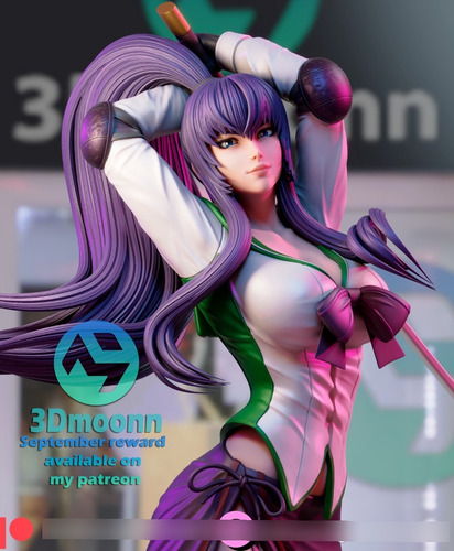 Saeko Busujima Highschool Of The Dead Figura Resina 24cm