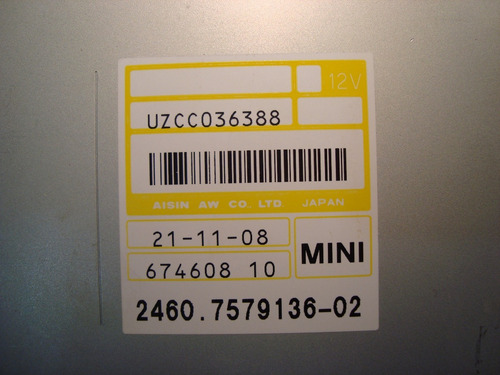 Modulo De Transmision Tcm Mini Cooper S 2011 67460810 (Usado)