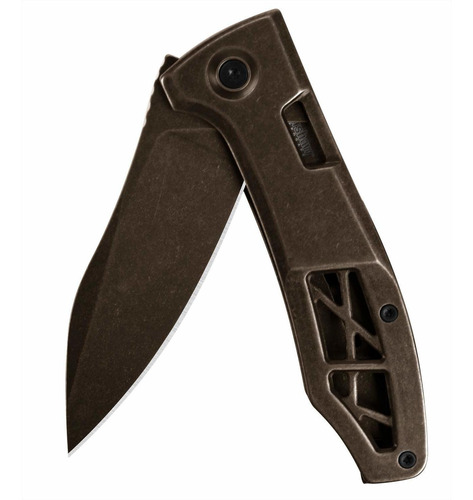 Kershaw Boilermaker Cuchillo De Bolsillo; Hoja De Acero Inox