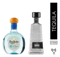 Comprar Pack Tequila Don Julio Blanco 700ml + 1800 Cristalino 700ml