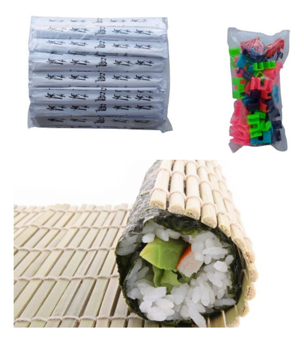 Combo C Sushi Palitos Hashi -ayuda Aesychop -esterilla Mat