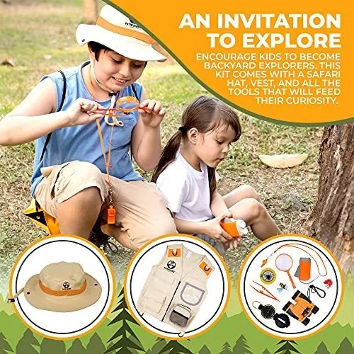  Safari Kidz - Kit de explorador al aire libre – Juego