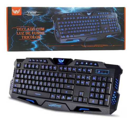 Teclado retroiluminado para jugadores Altomex A-gk200