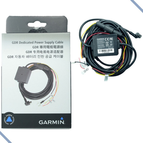 Cabo De Alimentação Garmin Para Uso Náutico Cor Preto