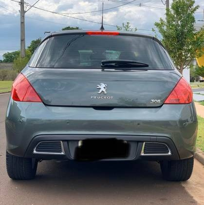 Peugeot 308 Top De Linha Feline 2.0 Flex Cinza Chumbo Lindo