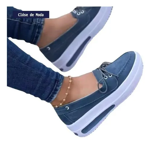 Sapatos Femininos De Moda Casual De Renda De Cabeça Redonda