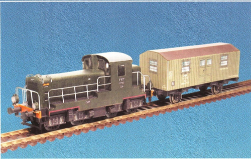 Locomotoras Y Vagones De Papel Para Imprimir Y Armar