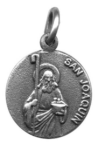 Medalla San Joaquín Plata 900 20 Mm De Diámetro