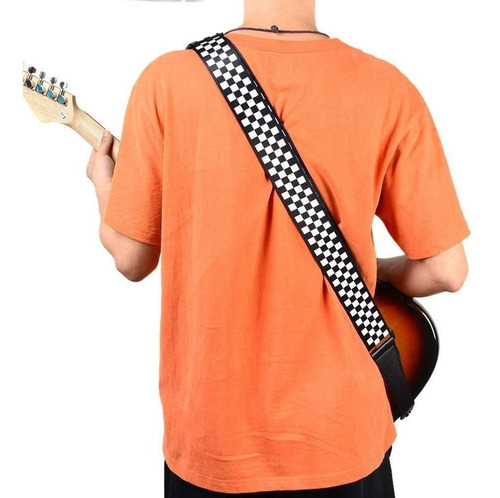 Imagen 4 de 8 de Correa Para Guitarra Acústica Eléctrica Bajo Ukelele Resiste
