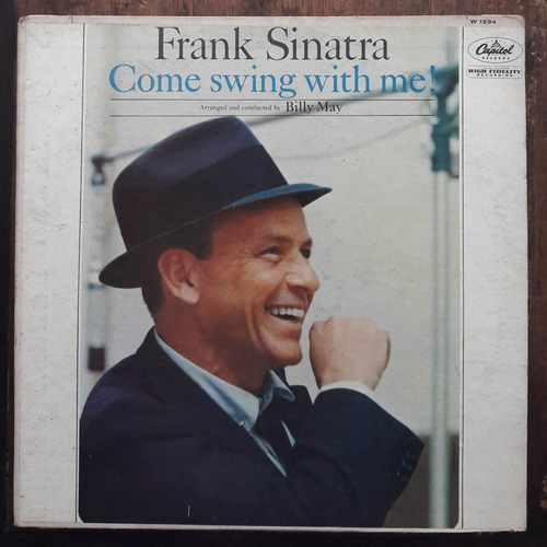 Lp Vinil (vg/+) Frank Sinatra Come Swing With Me! Ed 1961 Us