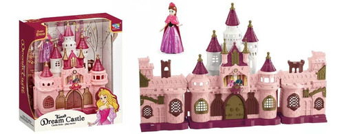 Castillo A Batería Dream Castle Con Luz Y Muñeca