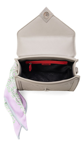 Bolsa Briefcase Cloe Anahila Chico Color Gris