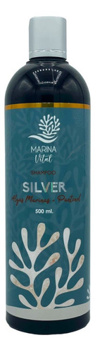  Shampoo Silver Algas Marinas 500ml Sin Sal Cabello Rubio