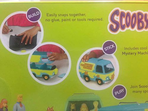 1/24 Mystery Machine Scooby Doo Camioneta Armable Van Nueva