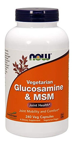 Now Supplements, Glucosamine & Msm (greengrown Glucosamine),