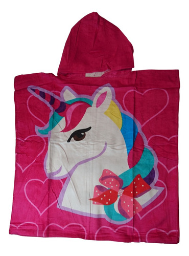 Poncho Infantil Disney Toalla Playero 100% Algodón 50 Cm