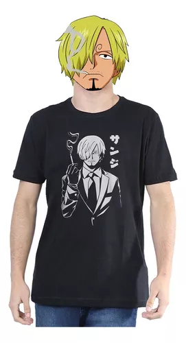 Camisa Camiseta Impressão 3D Full One Piece Anime Personagens