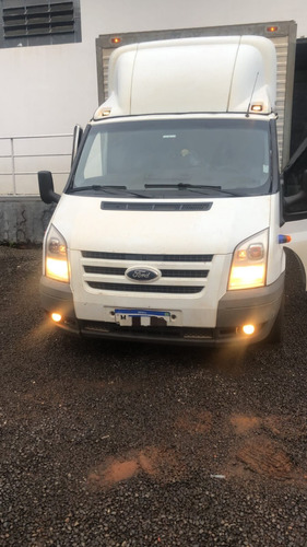 Ford Transit 350l Cc  2011 2011 Branco Com Furgao 4m