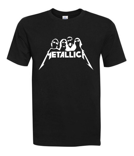 Polera Estampada Banda Rock Metallica  Concierto
