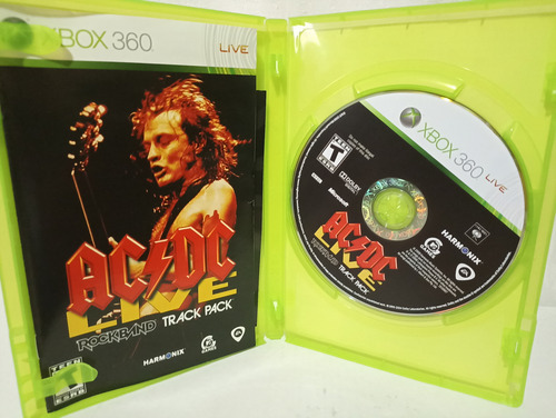 Ac/dc Live Rock Band Track Pack Xbox 360 Fisico