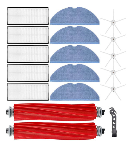 Kit De Accesorios Para Robot Aspirador S7 T7 T7s Repl