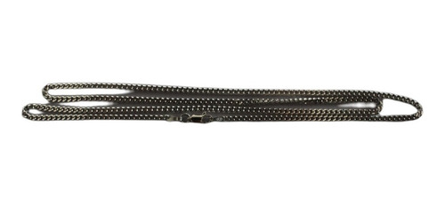 Imagen 9 de 10 de Cadena De Plata 925 Eslabón Groumet Largo 60 Cm 12gr 3mm