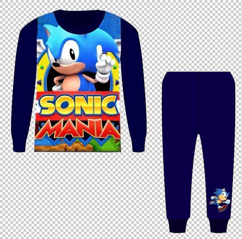 Pijama Para Niños De Sonic 