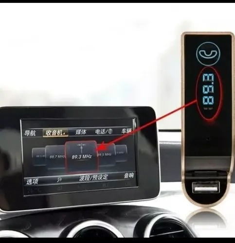 Imagen 1 de 4 de Adaptador Receptor Bluetooth Musica Mp3 Llamadas Autos