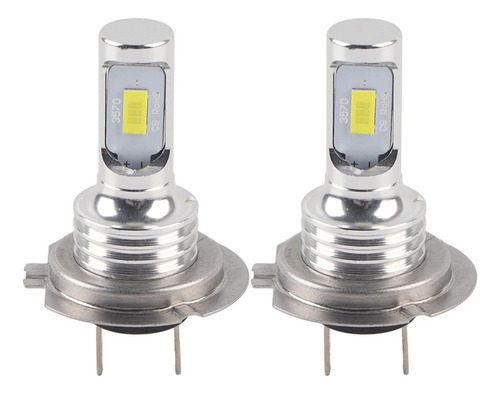2pcs 80w 6000k H7 Led Coche Niebla Luz Blanca 12-24v