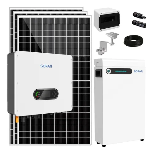Kit Panel Solar Híbrido Con Batería Litio 23kw H11-5l