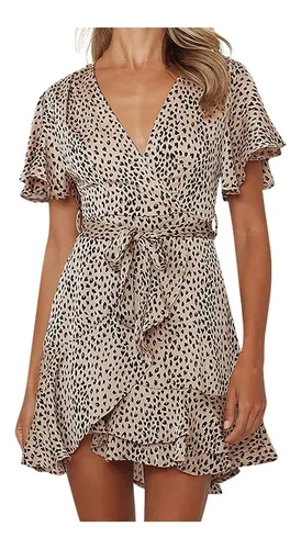 Vestidos Cortos Beige MercadoLibre