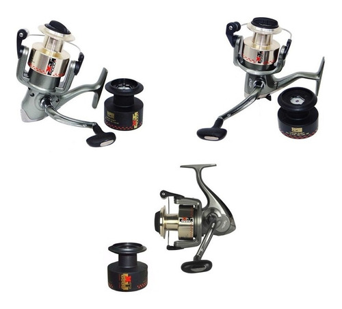 Kit Molinete Pesca Xt 2000i + Xt 4000i + Xt 6000i 03 Unid.