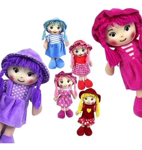 Juguete Mu eca De Trapo Y Tela Vestido MercadoLibre