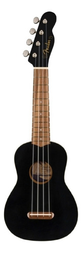 Ukelele Fender Venice Soprano Tilo Laminado Cuo Color Negro