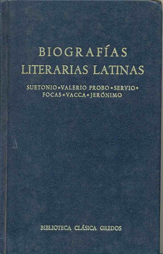 Biografias Literarias Latinas (suetonio