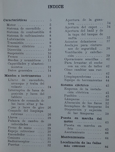 Manual Conozca Su Automovil Fiat 125 1 Tomo