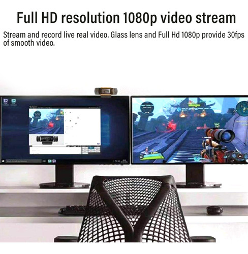 Webcams Focando Usb 2.0 Câmera Microfone Desktop Pc Áudio