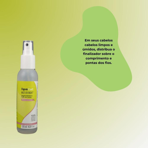 Devacurl Mist-er Right Spray Revitalizador De Cachos 120ml