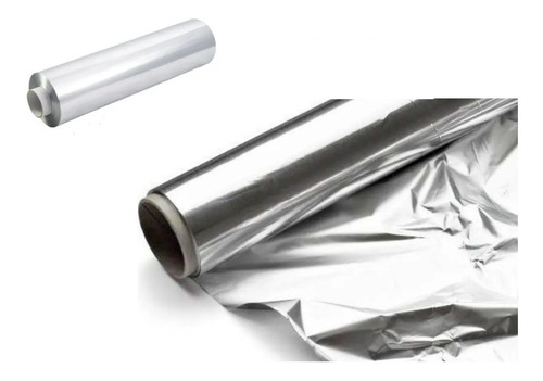 1 Rollo Papel Aluminio Grueso Y Delgado 400 Marca Mega Max
