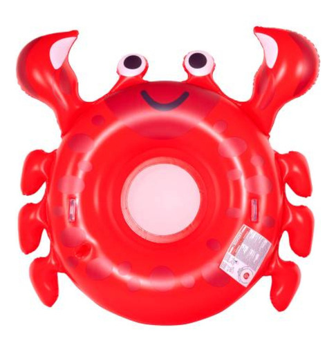 Flotador Inflable Cangregjo Gigante Color Rojo, Member Smark Rojo