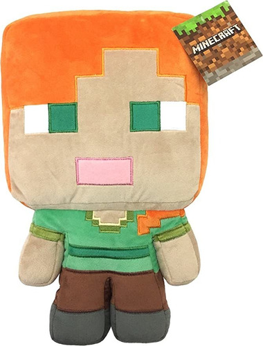 Mojang Minecraft  Peluche  Stuffed Alex Pillow Buddy - Micr