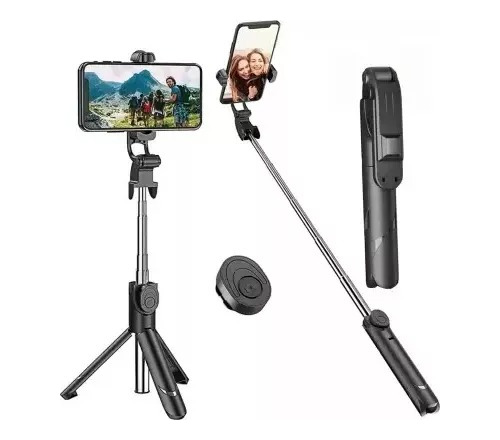 Selfie Stick Tripode Monopod 3 En 1 Con Control Bluetooth