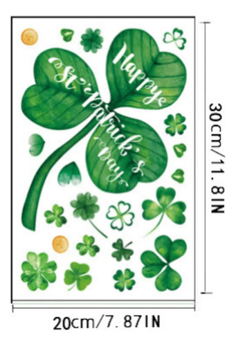 Adhesivos Para Ventanas Con Diseño De San Patricio De M Irel