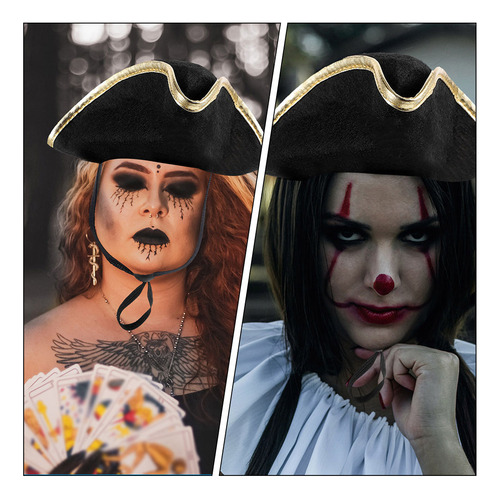 Sombrero De Pirata Con Cuerda Elástica Disfraz De Pirata 2