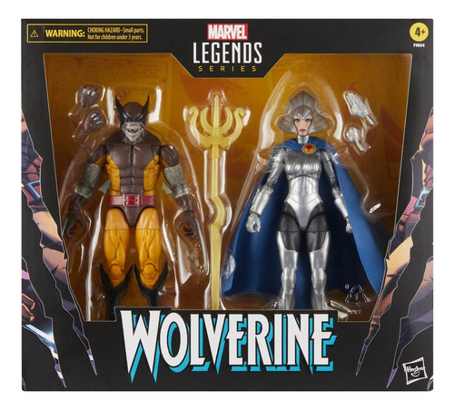 Pack De Figuras Wolverine & Lilandra Neramani Marvel Legends